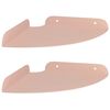 vidaXL Hoek Vloeiende Plank Hoekmontage 2 st Roze 18 x 18 x 2 cm