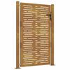 vidaXL Poort vierkant 100x125 cm cortenstaal