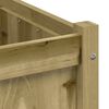 vidaXL Plantenbak 70x70x70 cm geïmpregneerd grenenhout