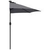 vidaXL Tuinparasol Antraciet 294 x 150 x 224 cm Polyester en staal