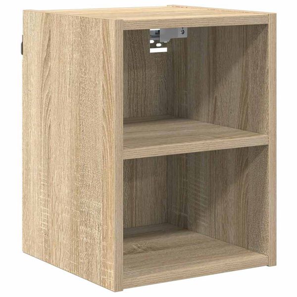 vidaXL Hangkast met opslag Sonoma Eiken 30 x 29,5 x 40 cm Bewerkt hout