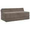 vidaXL Vouwbare Bankbed Lichtgrijs 120 x 60 x 49 cm Stof
