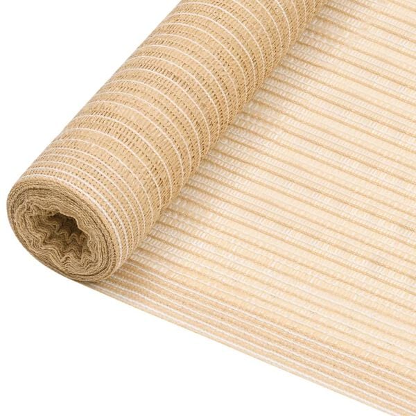 vidaXL Privacynet 75 g/m&sup2; 1,5x10 m HDPE beige