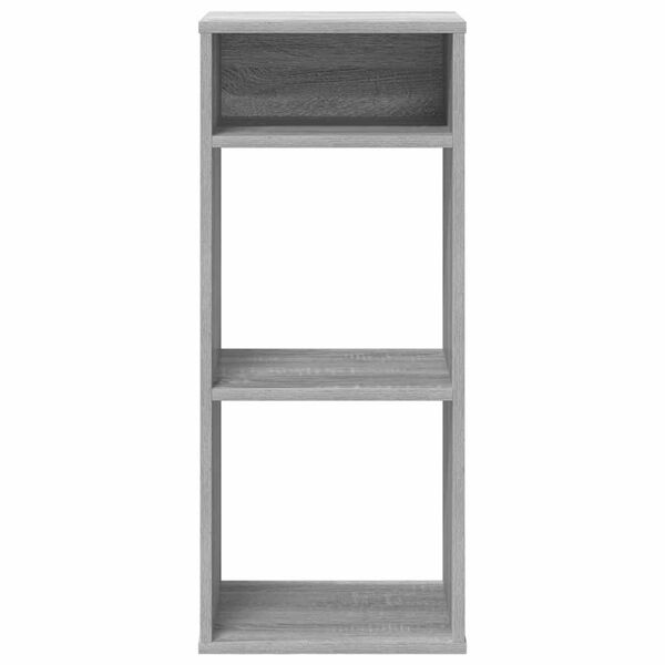 vidaXL Boekenkast 34x31x80 cm bewerkt hout grijs sonoma eikenkleurig