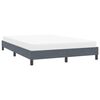vidaXL Bedframe zonder matras 160x210 cm fluweel donkergrijs