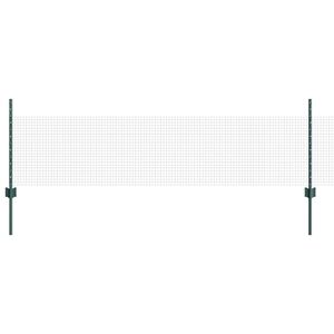 vidaXL Gelaste Draadhek met Paal 100 x 0,5 m (B x H) PVC-Coated Staal