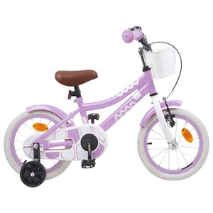 vidaXL Kinderfiets 12 Inch voor 2-4 jaar oud Paars