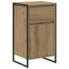 vidaXL Dressoir Ambachtelijk eiken 81 x 36 x 150.5 cm Bewerkt hout