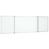 vidaXL Whiteboard magnetisch inklapbaar 160x60x1,7 cm aluminium