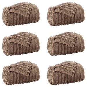 vidaXL Kleden 6 st Camel 200 x 150 cm 4.75 kg Fleece