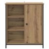 vidaXL Dressoir Artisan Eiken 70 x 30 x 80 cm Bewerkt hout