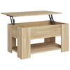 vidaXL Salontafel 79x49x41 cm bewerkt hout sonoma eikenkleurig