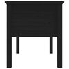 vidaXL Salontafel 102x49x55 cm massief grenenhout zwart