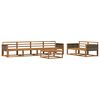 vidaXL Buiten bankenset 7 pcs Naturel Massief Acaciahout
