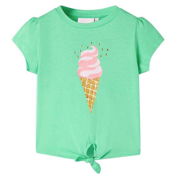 Kindershirt 92 lichtgroen