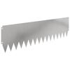 vidaXL Gazonrand 10 st 103 x 30 cm Stainless Steel zilver