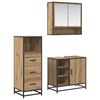 vidaXL Badkamermeubelset 3 st Artisan Eiken 65 x 33 x 60 cm