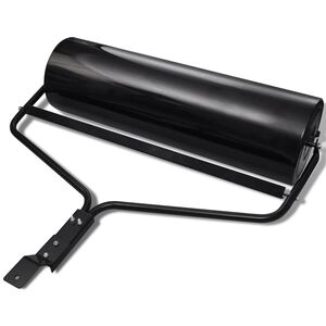 vidaXL Gazonroller 68 L zwart