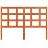 vidaXL Hoofdbord 135 cm massief grenenhout wasbruin