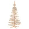 vidaXL Houten kerstboom KOTKA 150 cm Massief grenenhout Natuurlijk