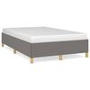 vidaXL Bedframe zonder matras 120x200 cm stof donkergrijs