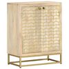 vidaXL Dressoir met 2 deuren 55x30x70 cm massief mangohout
