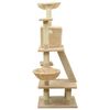 vidaXL Kattenmeubel met sisal krabpalen 122 cm beige