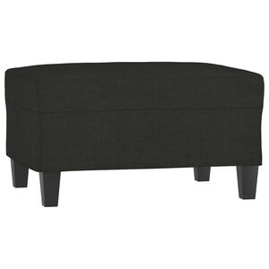 vidaXL Voetenbank 70x55x41 cm stof zwart