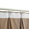 vidaXL Gordijnen verduisterend 2 st met haken 140x175 cm fluweel beige