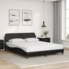 vidaXL Bedframe "Dover" kunstleer zwart 160x200 cm