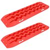 vidaXL Gripplaat 2 st Rood 106 x 30,5 x 7 cm Versterkt nylon