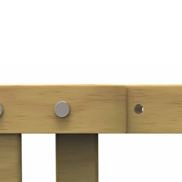 Noma Veiligheidshekje verlengbaar 63,5-106 cm hout natuurlijk 93729