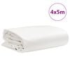 vidaXL Dekzeil 650 g/m&sup2; 4x5 m wit