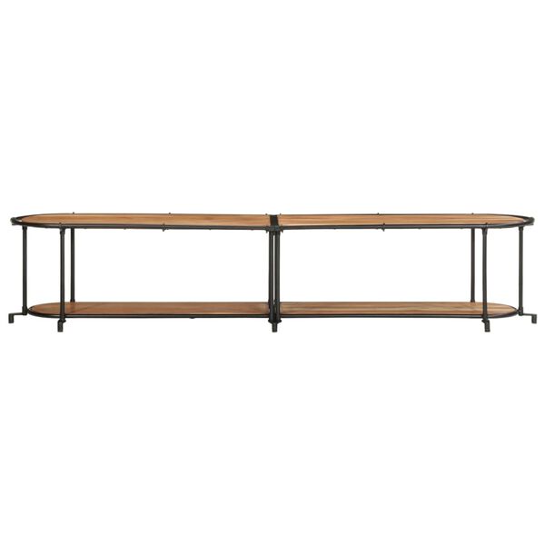 vidaXL Tv-meubel 200x42x40 cm massief acaciahout