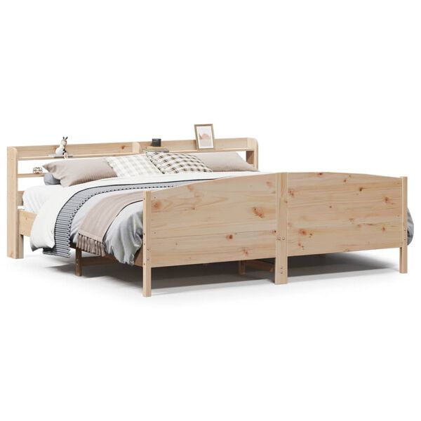 vidaXL Bedframe zonder matras massief grenenhout 180x200 cm