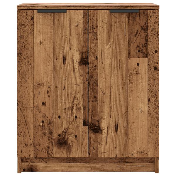 vidaXL Schoenenkast 59x35x70 cm bewerkt hout oud houtkleurig