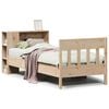 vidaXL Bed met boekenkast zonder matras massief grenenhout 75x190 cm