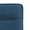 vidaXL Eetkamerstoelen 2 st stof blauw