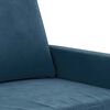 vidaXL Fauteuil 60 cm fluweel blauw