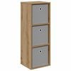 vidaXL Dressoir met lade Artisan Eiken 30,5 x 27 x 84,5 cm