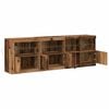vidaXL LED Sideboard Oudhout 202 x 37 x 67 cm Bewerkt hout