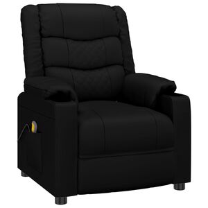vidaXL Massagestoel kunstleer zwart