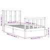 vidaXL Bedframe zonder matras massief grenenhout 90x200 cm