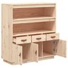vidaXL Hoge kast 100x40x108,5 cm massief grenenhout