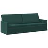 vidaXL 3-zits bank Donkergroen 220 x 81 x 82 cm Stof