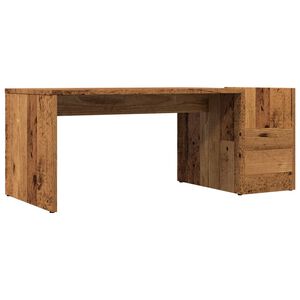 vidaXL Salontafel 90x45x35 cm bewerkt hout oud houtkleurig