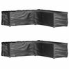vidaXL Tuinmeubelhoezen L-vormig 2 st 16 oogjes 250x250x70 cm