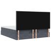 vidaXL Ottoman bed met matrassen en LED's 160x200cm fluweel
