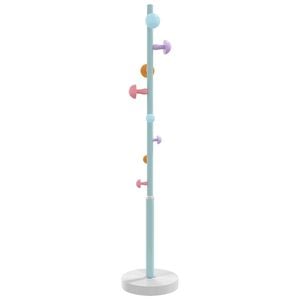 vidaXL Kapstok 172 cm gepoedercoat ijzer blauw
