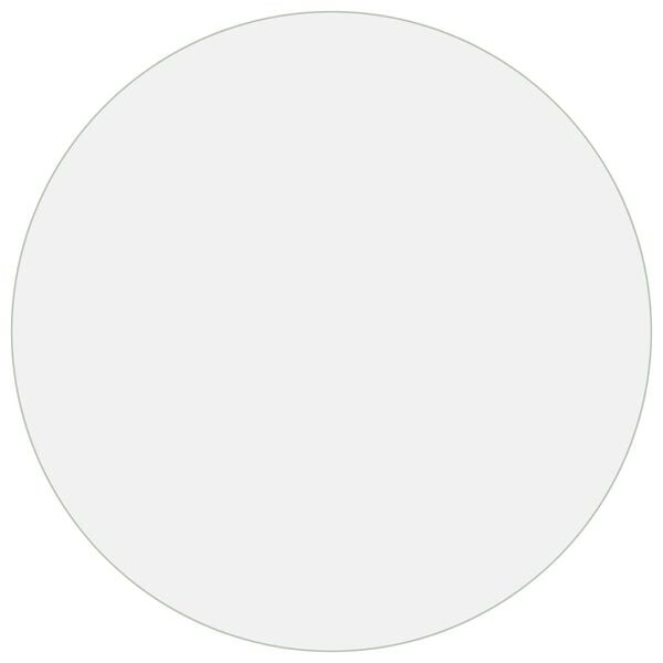 vidaXL Tafelbeschermer &Oslash; 110 cm 1,6 mm PVC mat